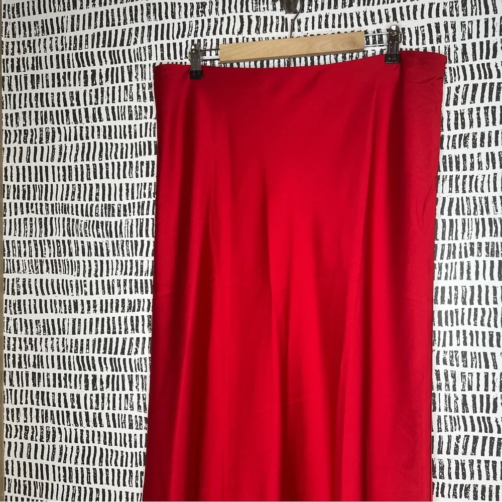 J. Crew Red A-Line Skirt